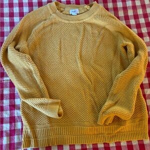 Old Navy Mustard Yellow Sweater